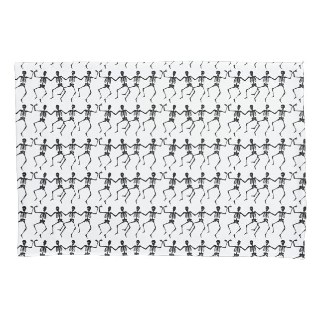 Dancing Skeletons Halloween Thunder_Cove Pillow Case (Front)