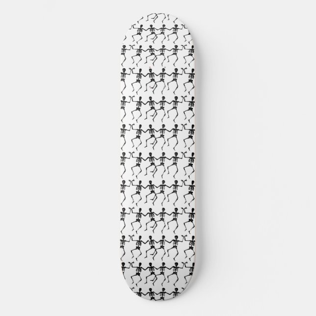 Dancing Skeletons Halloween Thunder_Cove Skateboard (Front)