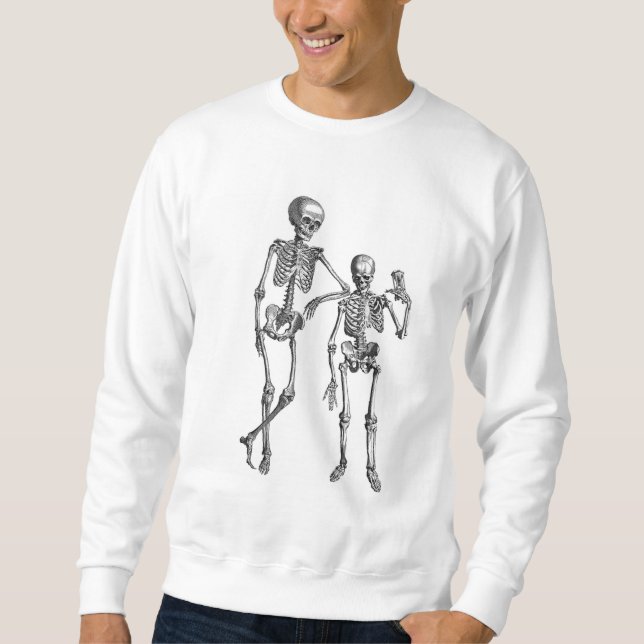 Dancing Skeletons Illustration  Sweatshirt (Front)
