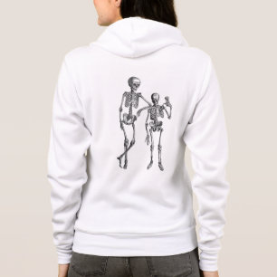 Dancing Skeletons Illustration woman Hoodie