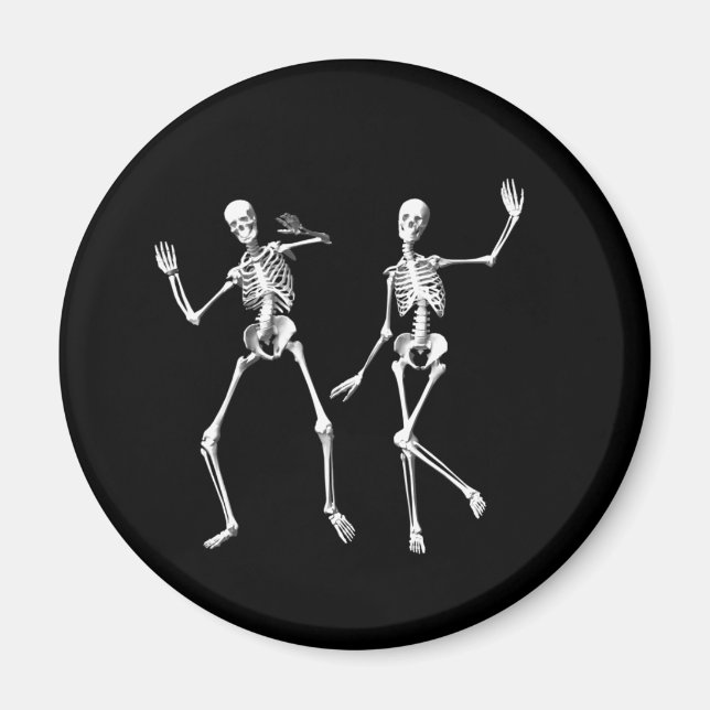 Dancing Skeletons Magnet (Front)