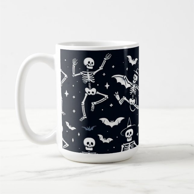 Dancing Skeletons Mug (Left)