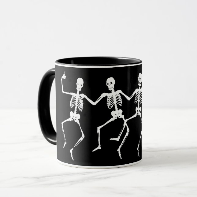 Dancing Skeletons Mug (Front Left)
