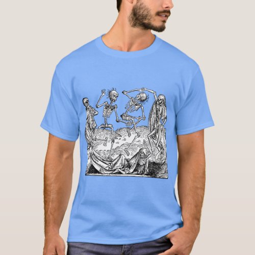 Dancing Skeletons Nuremberg Chronicle T_Shirt