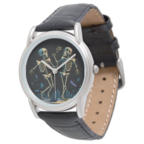 Dancing Skeletons Spooky Classic Black Watch