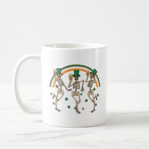 Dancing Skeletons St Patrick  Coffee Mug
