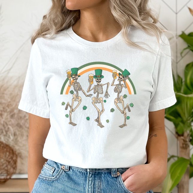 Dancing Skeletons St. Patrick's Day T-Shirt (Creator Uploaded)