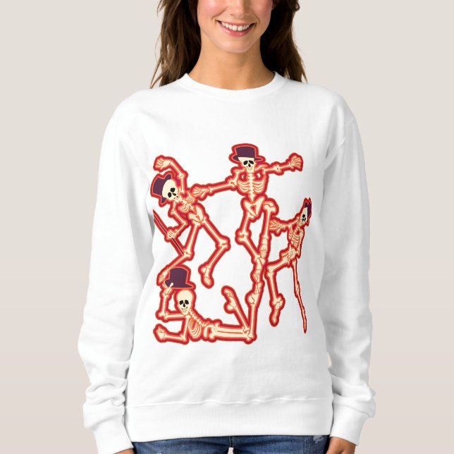 Dancing Skeletons Sweatshirt (Front)