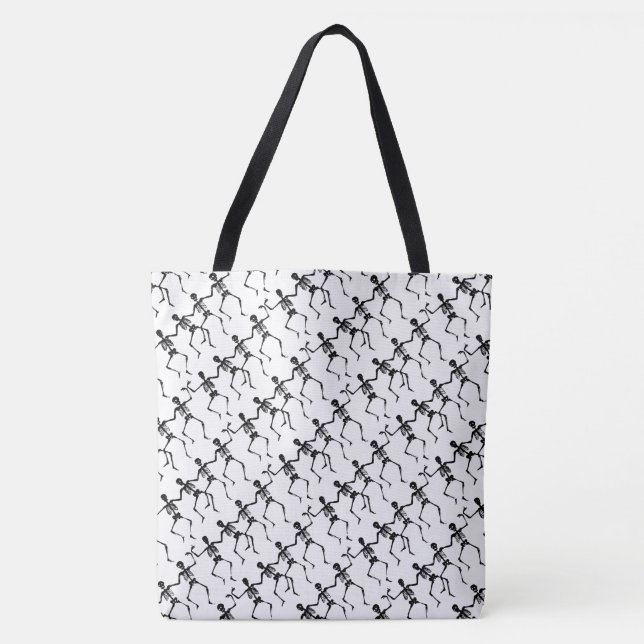 Dancing Skeletons Tote Bag (Front)