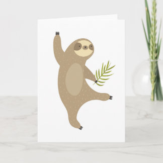 Dancing Sloth | Why Not? Card