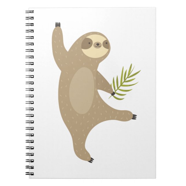 Dancing Sloth | Why Not? Notebook (Front)