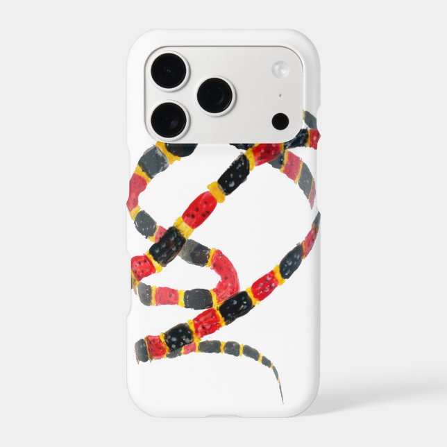 Dancing Snake Art Iphone Case (Back)