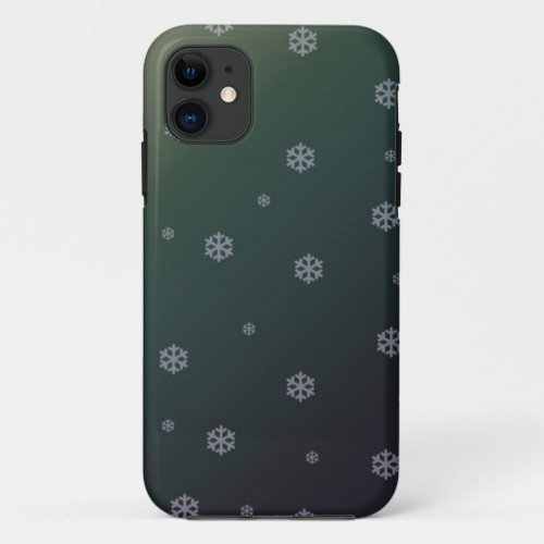 Dancing Snowflake Design iPhone 11 Case