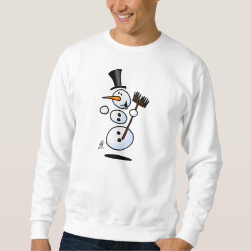 Dancing snowman sweatshirt