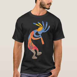 Dancing Southwestern Usa Kokopelli Symbol  T-Shirt