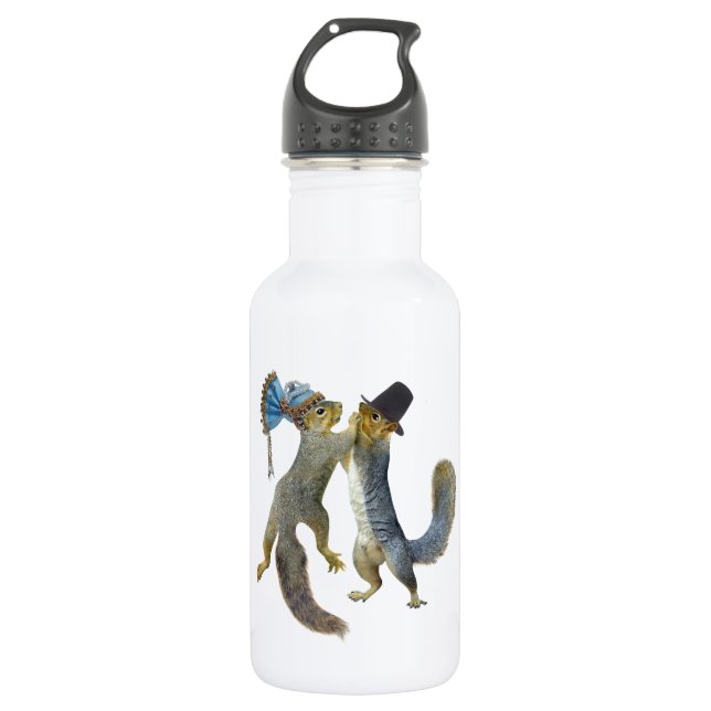 Dancing Squirrels Water Bottle (Front)