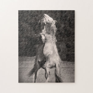 Dancing Stallions Jigsaw Puzzle
