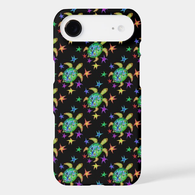 Dancing Star Turtle Case-Mate iPhone Case (Back)