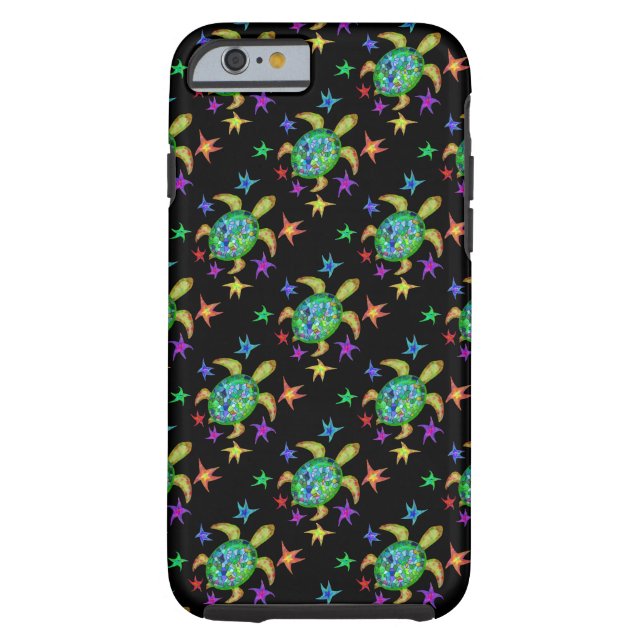 Dancing Star Turtle Case-Mate iPhone Case (Back)