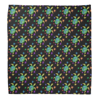 Dancing Star Turtle Pattern Bandana