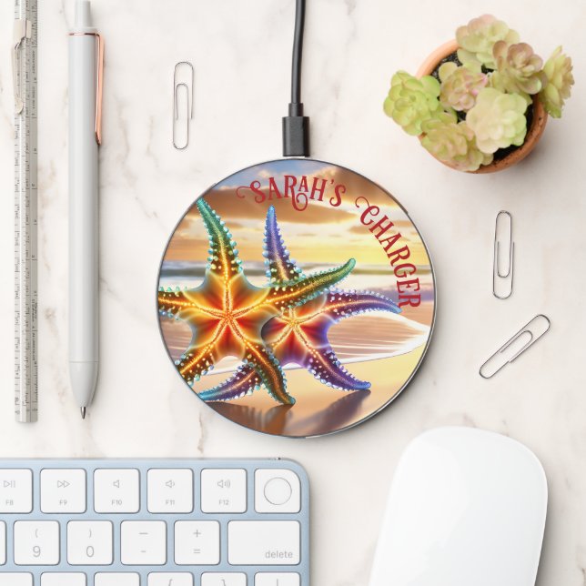 Dancing Starfish Wireless Charger (Desk)