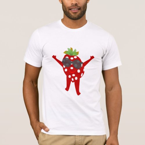 Dancing Strawberry  T_Shirt