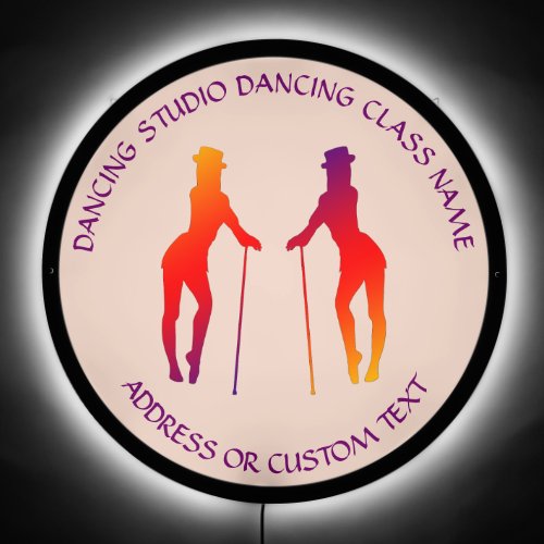 Dancing Studio Teacher Dancing Class Name LED Sign