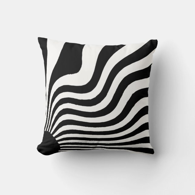 Dancing sun Throw Pillow (Front)