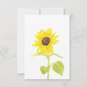'Dancing Sunflower' Note Card
