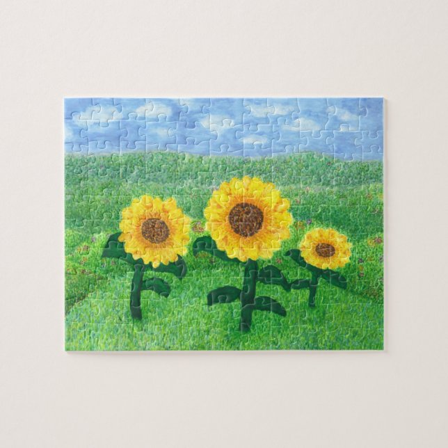 Dancing Sunflower Puzzle (Horizontal)