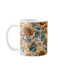 Dancing Sunflowers Pattern Design
