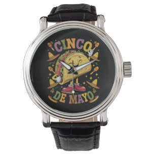 Dancing Taco Funny Cinco De Mayo Fiesta Party Watch