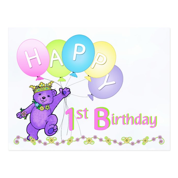 personalised teddy bears 1st birthday