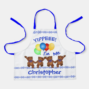 Dancing Teddy Bears Self Esteem Builder for Kids Apron