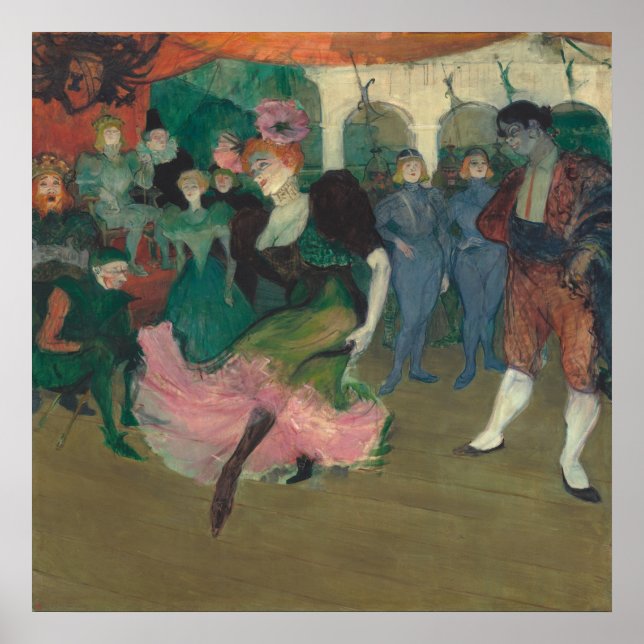 Dancing the Bolero - Toulouse-Lautrec Fine Art Poster (Front)
