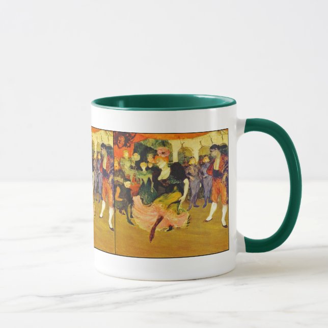 Dancing the Bolero: Toulouse-Lautrec Mug (Right)