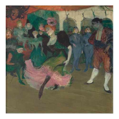 Dancing the Bolero _ Toulouse_Lautrec Painting Acrylic Print