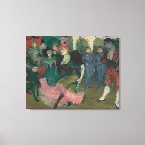 Dancing the Bolero _ Toulouse_Lautrec Painting Canvas Print