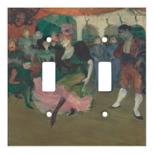 Dancing the Bolero _ Toulouse_Lautrec Painting Light Switch Cover