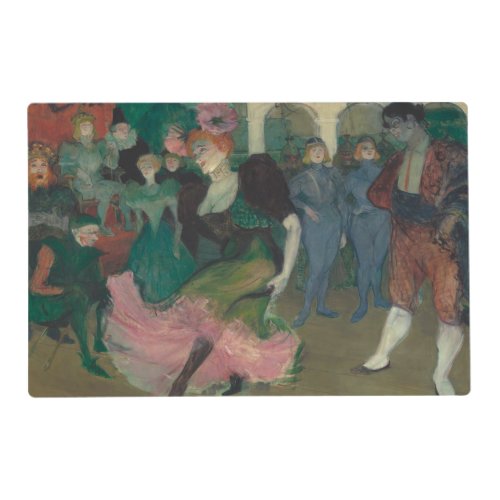 Dancing the Bolero _ Toulouse_Lautrec Painting Placemat