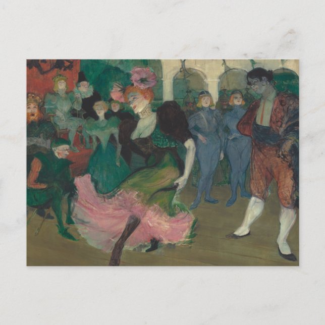 Dancing the Bolero - Toulouse-Lautrec Painting Postcard (Front)