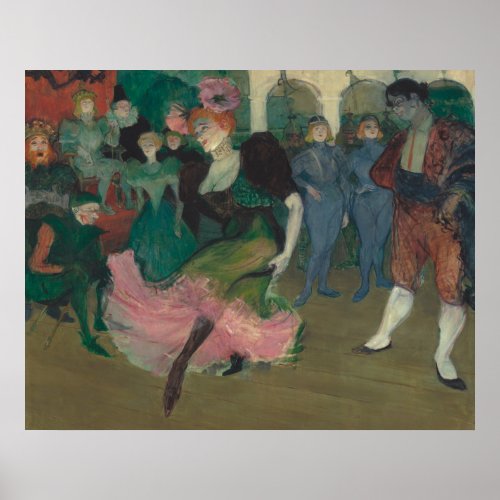 Dancing the Bolero _ Toulouse_Lautrec Painting Poster