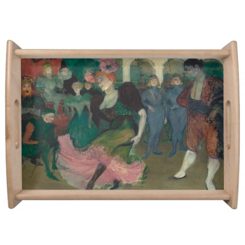 Dancing the Bolero _ Toulouse_Lautrec Painting Serving Tray