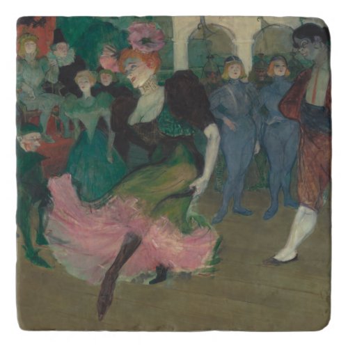 Dancing the Bolero _ Toulouse_Lautrec Painting Trivet