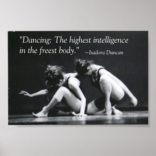 Dancing: The Highest Intelligence Poster (Front)