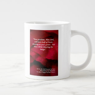 "Dancing the Tango" Quote Giant Coffee Mug