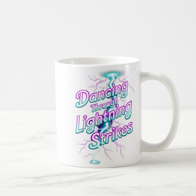Dancing Through The Lightning Strike Dancer Motiva Coffee Mug (Right)