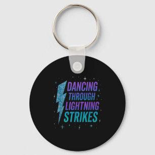 Dancing Through The Lightning Strike Dancer Motiva Keychain