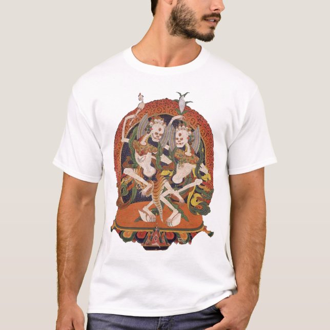 Dancing Tibetan Demons T-Shirt (Front)