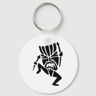 Dancing Tiki Man Keychain